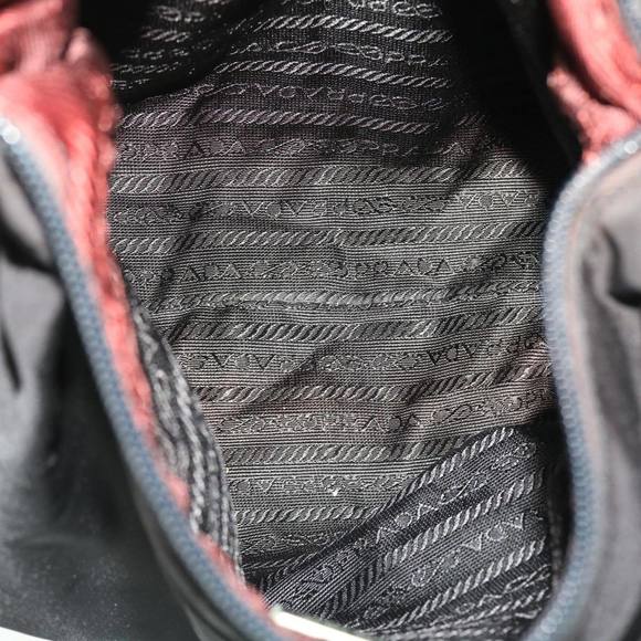 PRADA Shoulder Bag Nylon Black Auth 51650 - Picture 9 of 16